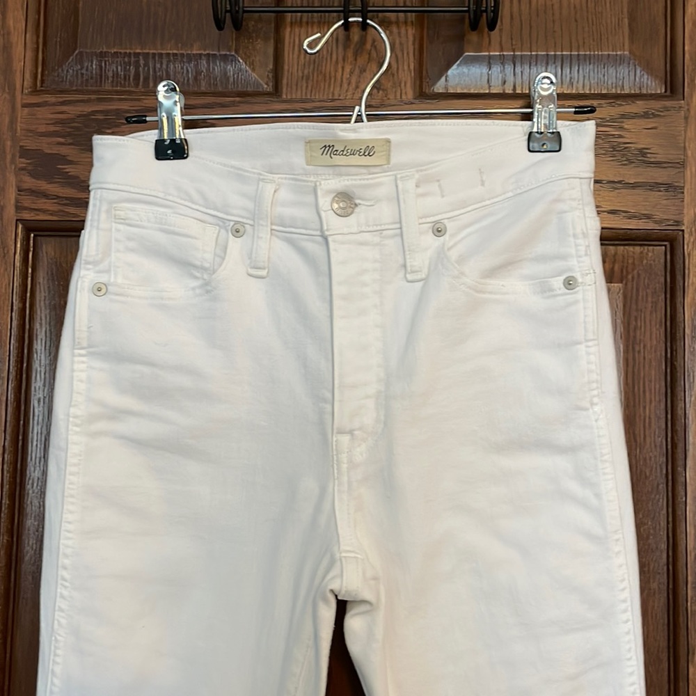 NWOT Madewell White Jeans